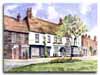 An original watercolour painting of Beaconsfield, Bucks,  by Lesley Olver