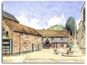 Original watercolour of Berkhamsted by artist Lesley Olver