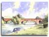 An original watercolour painting of Maidenhead, Berks, By Lesley Olver
