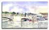 An original watercolour painting of Caversham ,Reading, by Lesley Olver