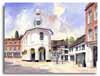 Original watercolour painting of Godalming, by Lesley Olver