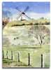 Original watercolour painting of Turville Windmill, by Lesley Olver